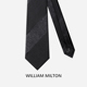 MILTON新品 墨澜折影商务条纹真丝领带男士 正装 WILLIAM 休闲礼盒装