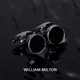 WILLIAM 钉礼盒 轻奢生日礼物高端袖 MILTON永恒爱恋星空石袖 扣男士