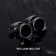 轻奢生日礼物高端袖 扣男士 钉礼盒 MILTON永恒爱恋星空石袖 WILLIAM