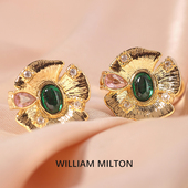 口钉礼盒 WILLIAM 定制高端礼物法式 MILTON国风荷叶轻奢袖 袖 扣男士