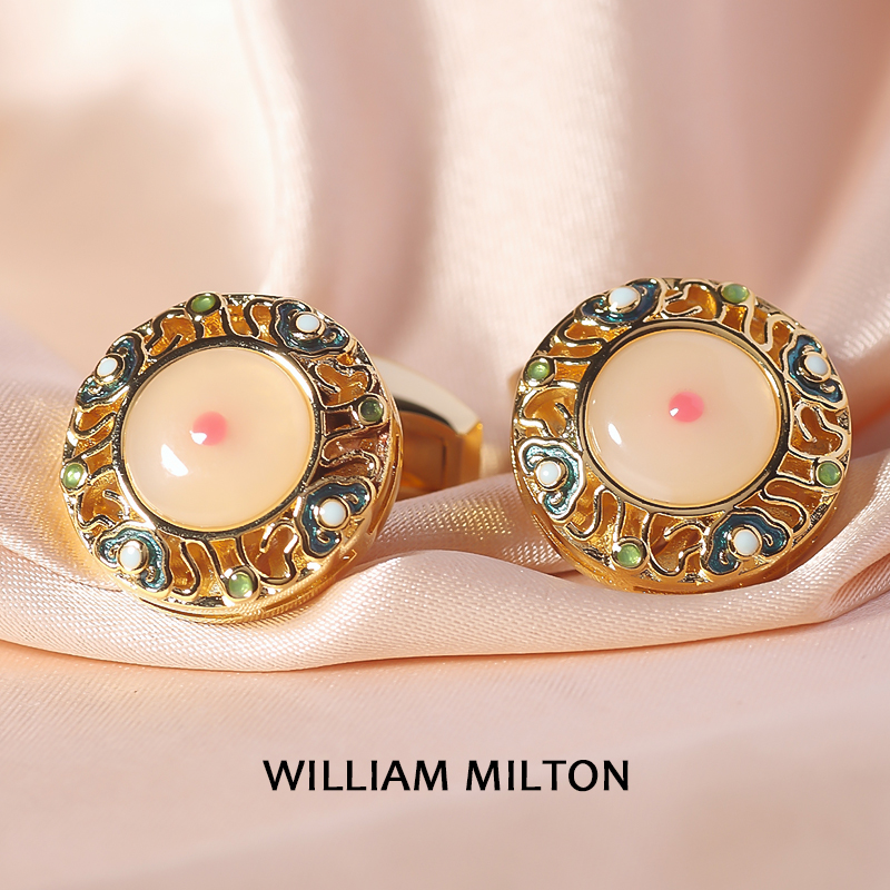 WILLIAMMILTON国潮镂影流苏袖扣