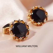 口钉礼盒 扣男高端轻奢礼物法式 MILTON琉璃梦境黑玛瑙袖 袖 WILLIAM