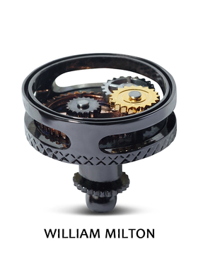WILLIAM MILTON机械齿轮胸针高级感轻奢男士高端精致时尚别针礼盒