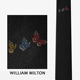 高档商务正装 WILLIAM MILTON国潮蝴蝶真丝刺绣领带男士 设计感礼盒