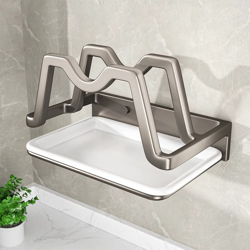 家用免打孔锅盖架壁挂厨房置物架