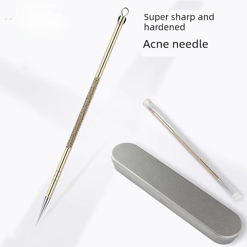 升级版超尖细粉刺针美容院专用刮黑头痘痘针粉刺闭口脂肪粒暗疮针