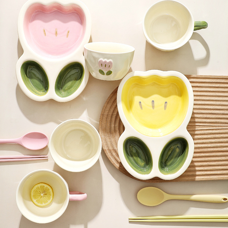 2023高颜值郁金香陶瓷套装