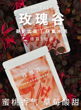 GAS COFFEE挂耳咖啡玫瑰谷哥伦比亚水洗25产季蜜桃甜香现磨手冲