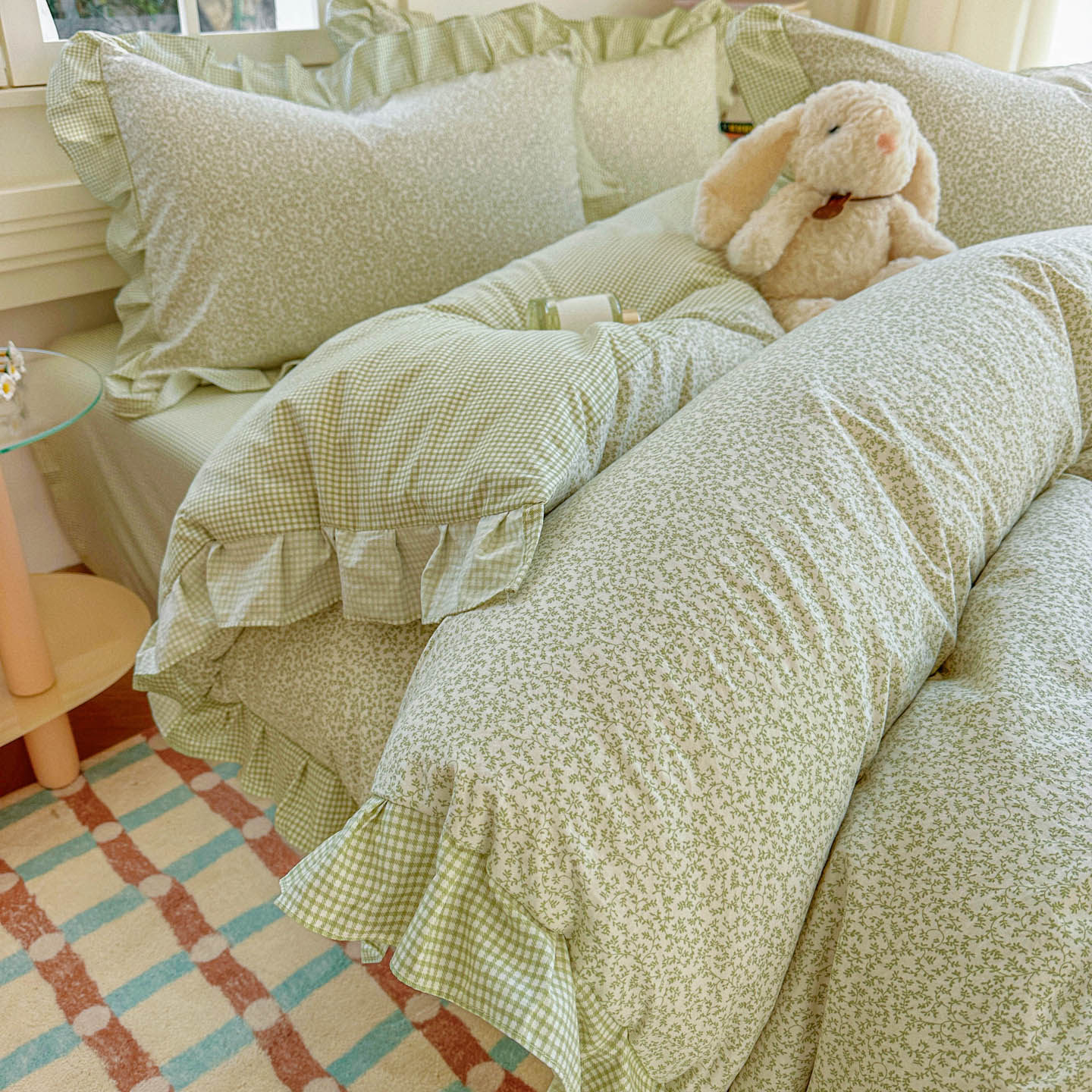 2026春夏韩版公主风四件套小碎花学生宿舍三件套床单被套床上用品