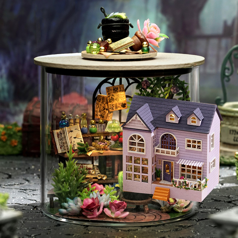 智趣屋diy小屋圆梦瓶手工