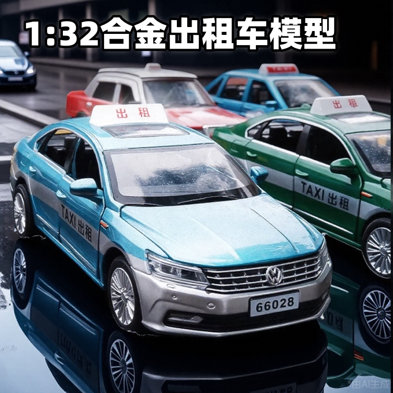 卡威出租车儿童玩具车男图片