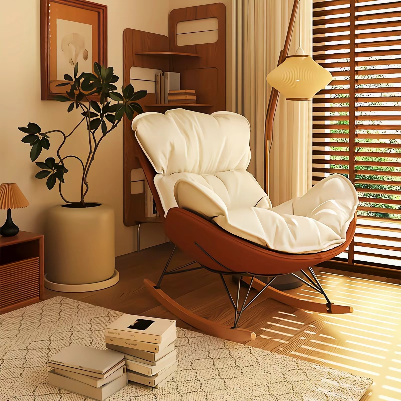 摇摇椅懒人沙发可躺可睡单人摇椅