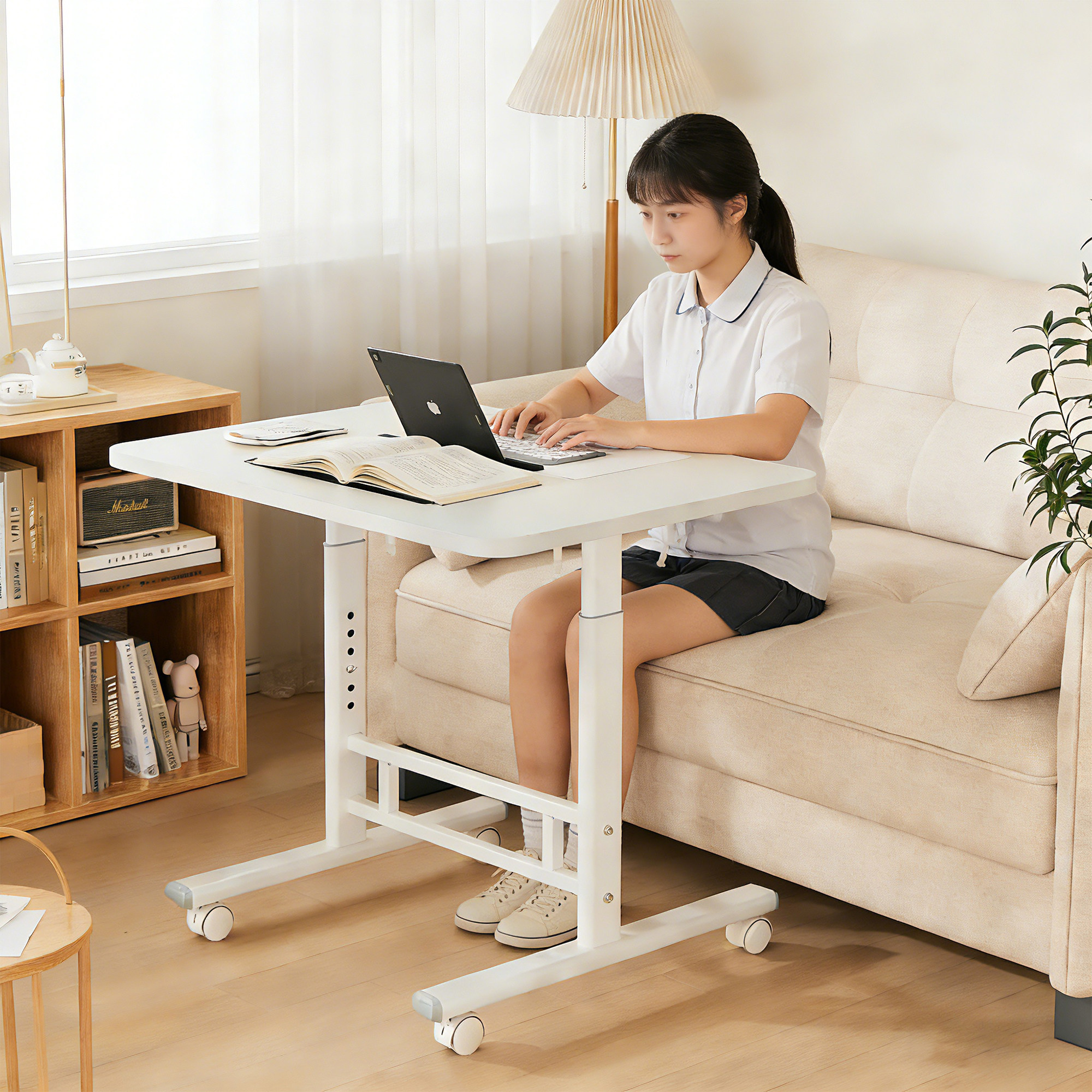床边桌可移动书桌电脑桌升降桌卧室简易办公桌学生家用儿童学习桌,住宅家具,床边桌,淘宝优惠券,粉丝福利购,淘宝优惠卷