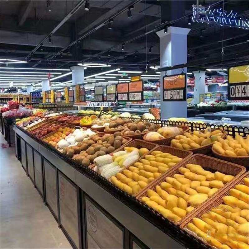 仿藤编织水果面包篮商用餐饮店