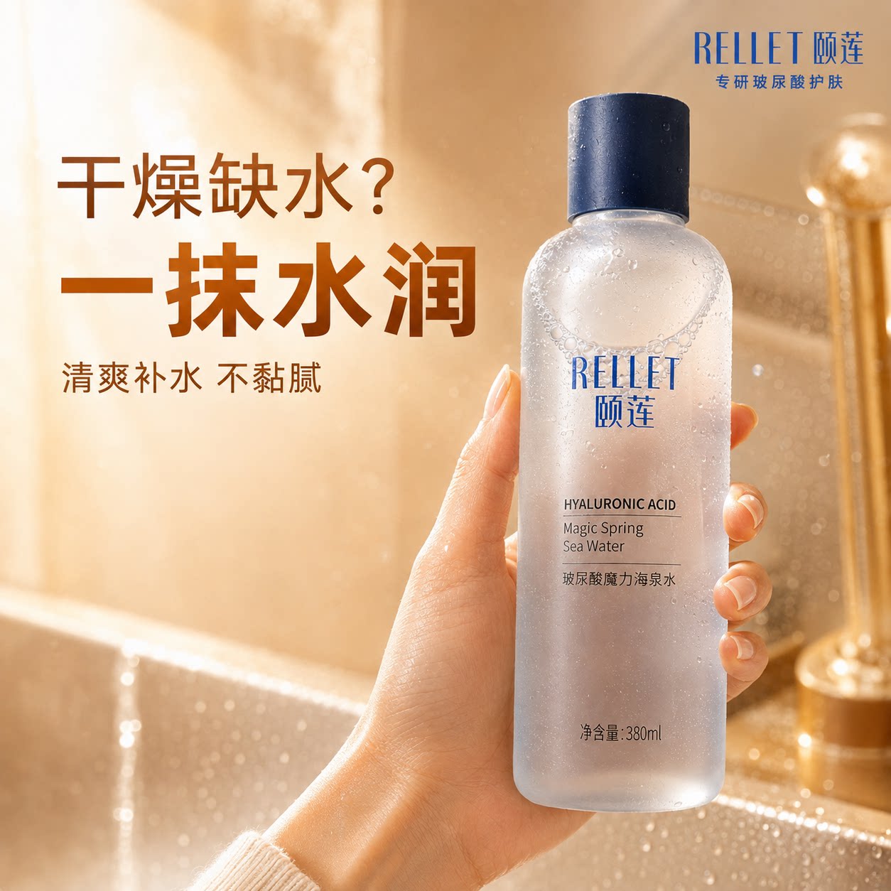 颐莲玻尿酸深层补水保湿海泉水