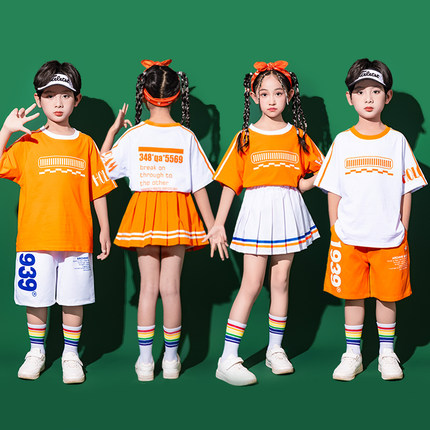 六一儿童演出服幼儿园舞蹈班服啦啦队表演小学生运动会服装啦啦操
