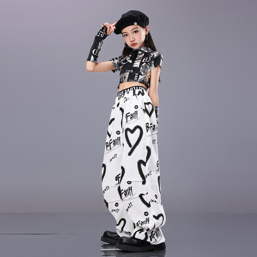 咚布娜女童嘻哈爵士舞演出服