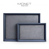 PU皮质首饰手表托盘柜台珠宝收纳看货产品备货展示盘饰品道具定制