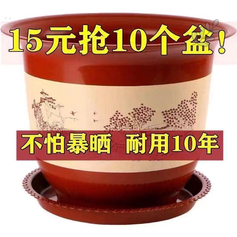 适合种三角梅的花盆特大号紫砂花盆高花盆高筒彷陶瓷花盆特价处理