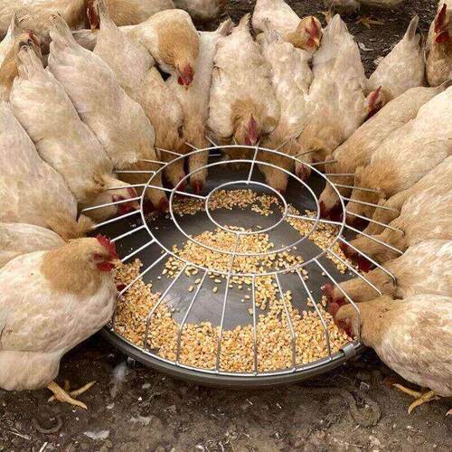 新款耐摔耐用牛筋盆家禽家畜鸡鸭鹅料槽猪狗羊用食槽饲料盆打不翻