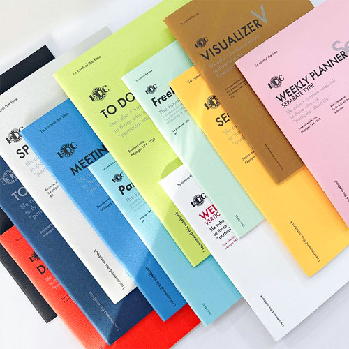 日本LUDDITE FUNCTION功能记事本B5笔记本创意时间轴手帐本日程本