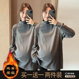 300斤大码2026新款女生上衣春秋冬季胖妹妹遮肚德绒长袖宽松卫衣