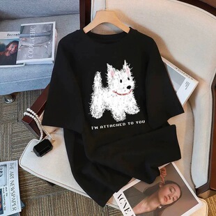 t恤女夏季 2026新款 胖mm短袖 300斤特大码 宽松上衣女生T恤 200斤