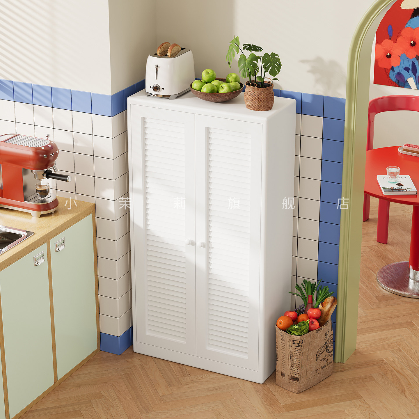 加厚高质量厨房置物柜新款家用一体微波炉防尘铁艺收纳架储物柜子,厨房/烹饪用具,厨房置物架/置物柜/角架,淘宝优惠券,粉丝福利购,淘宝优惠卷