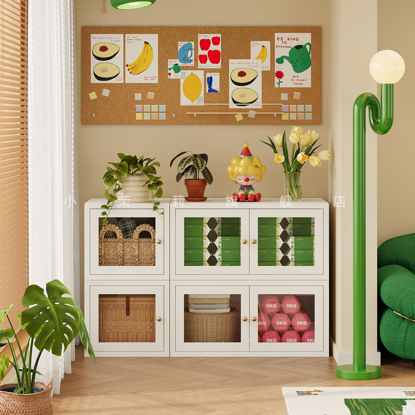 带门防水防晒储物柜铁皮杂物柜