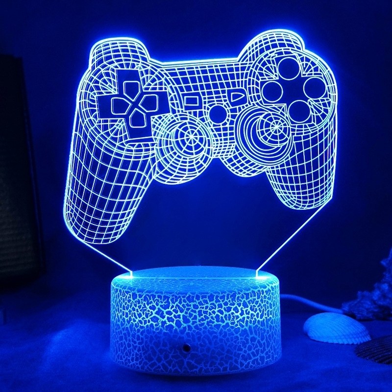 电脑桌氛围灯摆件家居饰品创意科技感礼物电竞房间布置桌搭装饰