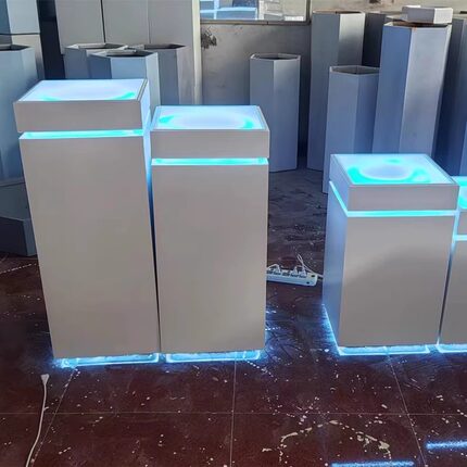 发光正方形展示台支持定制展示台展厅展会各种场合展示台