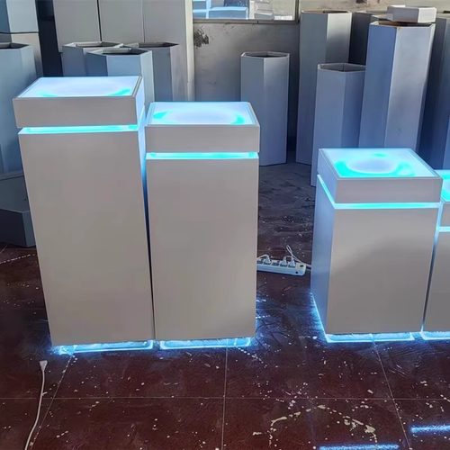 发光正方形展示台支持定制展示台展厅展会各种场合展示台