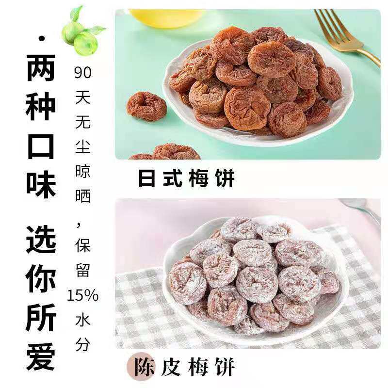 日式无核梅饼陈皮梅饼旅游零食酸梅话梅肉青梅休闲小零食蜜饯果干