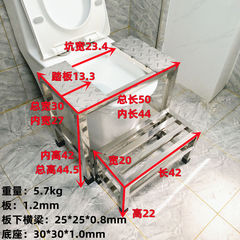 新不锈钢防滑蹲便凳智能马桶改蹲便架子便携便秘垫脚凳蹲坑新款神