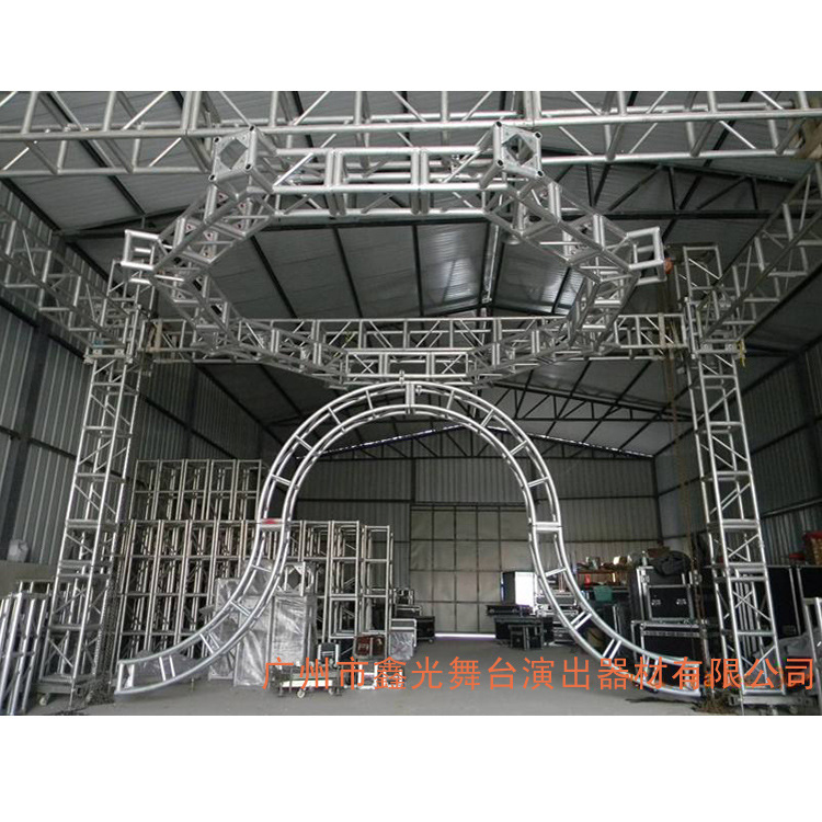 铝合金舞台钢化玻璃快装升降舞台架婚庆拼装学校演出活动舞台桁架