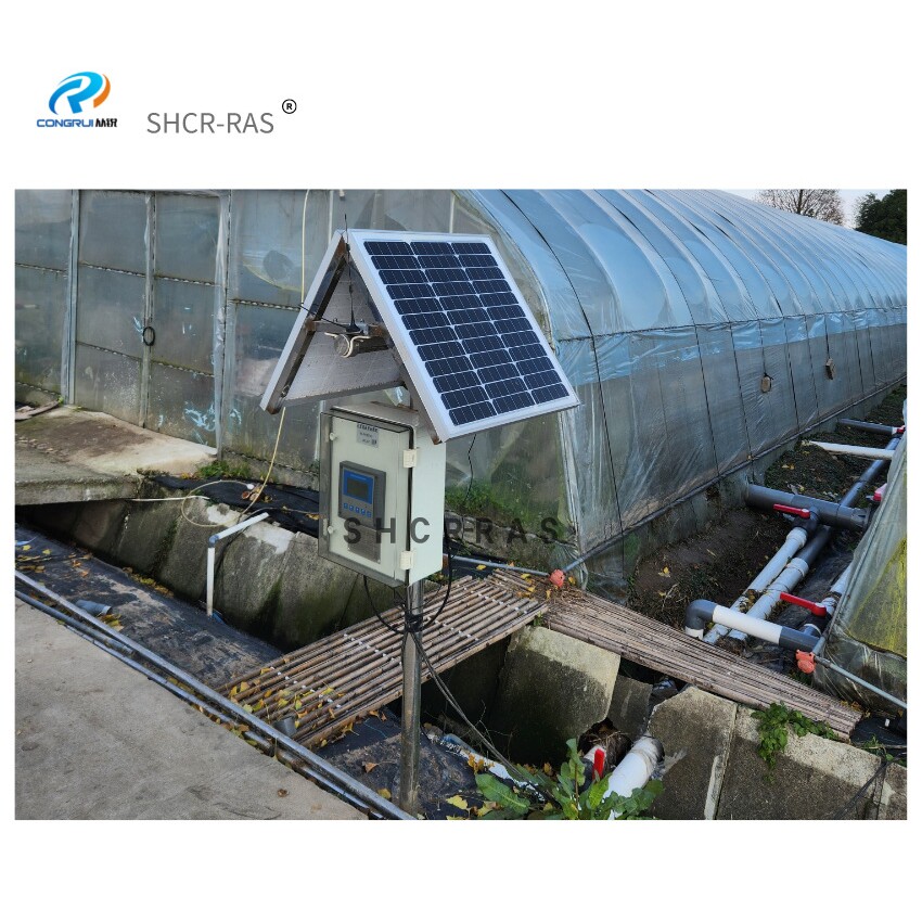 从锐新型岸基式智能三参数外塘养殖增氧控制水质在线监测控制装置