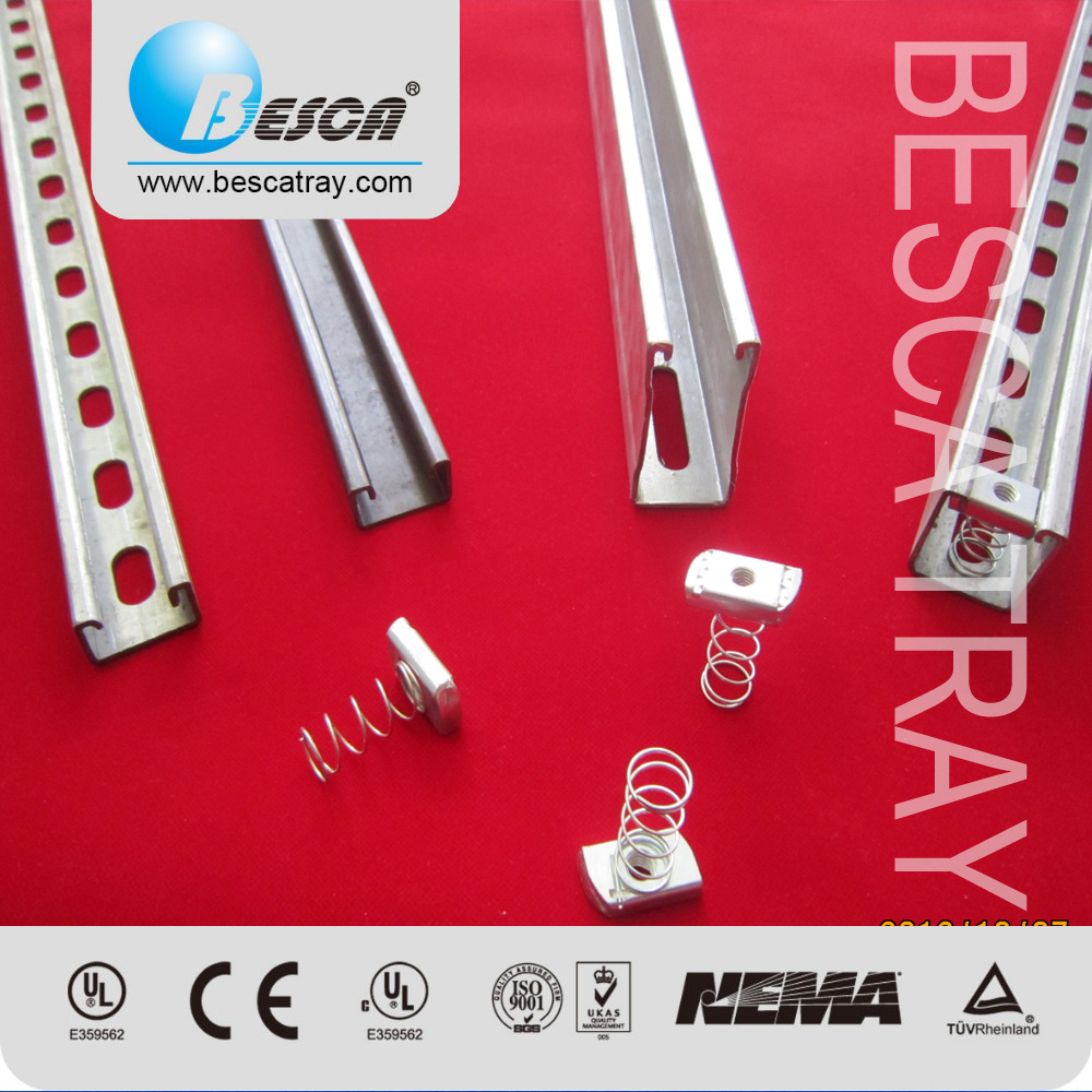 扬中工厂 柏仕佳线槽支架 管道支架 光伏支架 太阳能支架