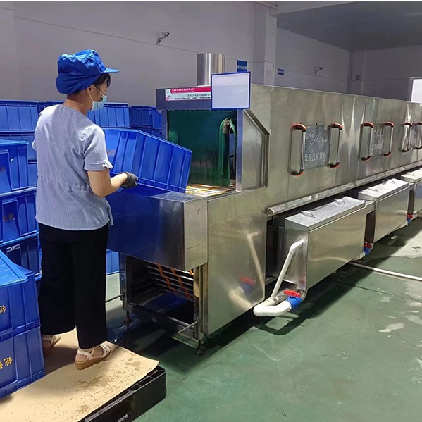 工业全自动食品周转筐清洗机肉类托盘洗筐机智能清洗设备三齐机械