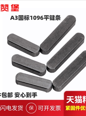 GB1096平键销方键销A3碳钢双圆键销子A型平键D3D4D5D6D8D10-D20