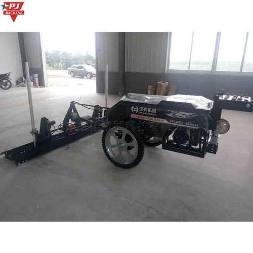 手扶式混凝土激光整平机 水泥地面摊铺平地机 两轮地面铺设平整机