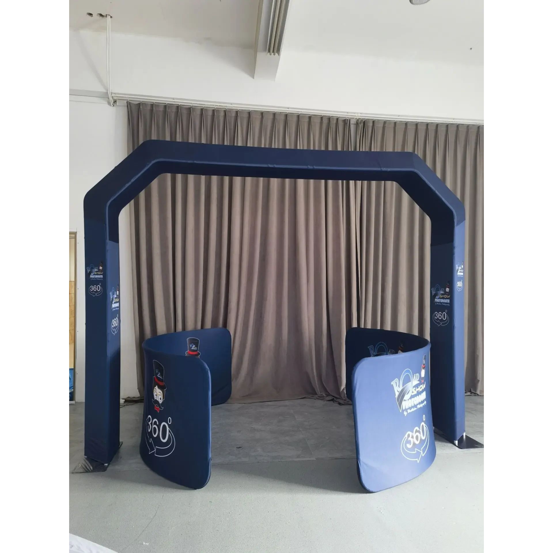 Portable Photo Booth 360 Selfie Overhead Video Booth Top Spi