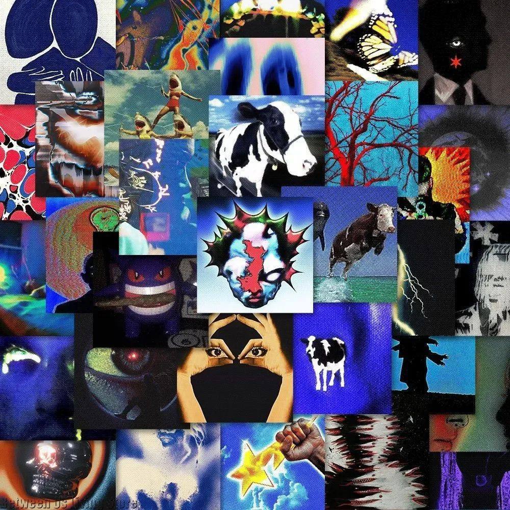 64pcs Weird Dreamcore Sci-Fi Art ers for Scrapbook Junk Jour