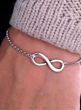 L117 Fashion Pulseras Bijoux New Women 8 Infinity Bracelet F