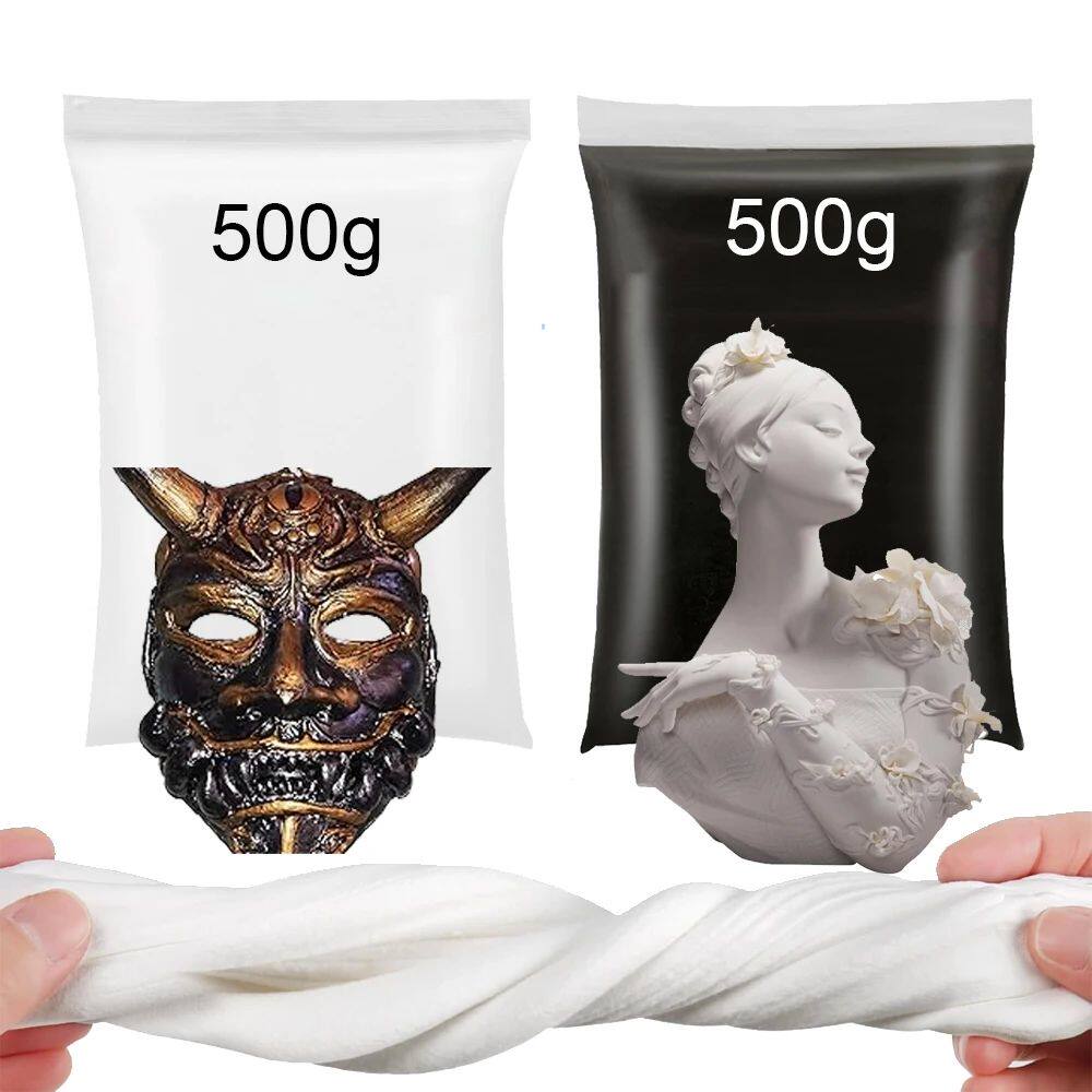 500g Air Dry Clay Foam Modeling Clay, Soft Squishy Molding C