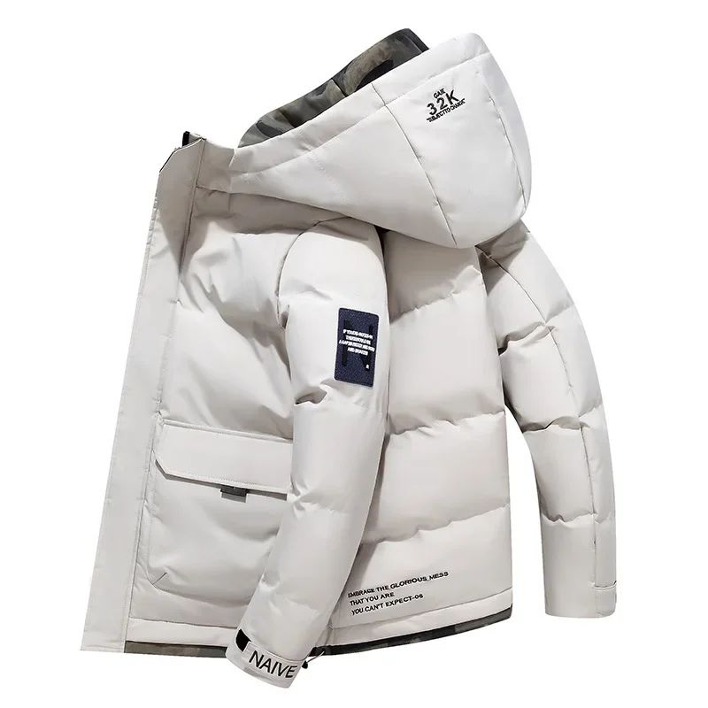 Thick Men New Warm Parka Jackets Winter Casual Men's Outwear