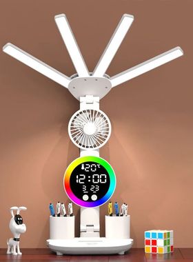 Rechargeable Table Lamp for Study, Desk Lamp Reading Light L