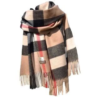 190*70cm Winter Scarf Women Classic Lattice Pashmina Scarf S