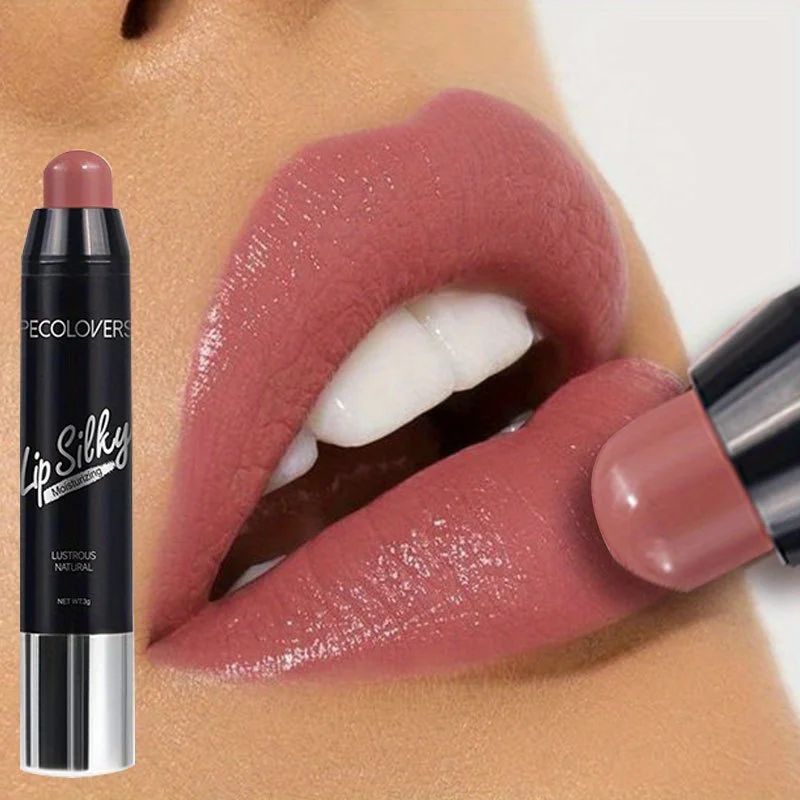 Matte Lipstick Pencil Waterproof Long Lasting Non-Stick Cup