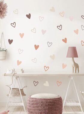 36pcs Heart Shape rendy Boho Style Wall ers Bohemian Wall De