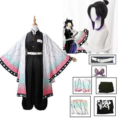 Anime Demon Slayer Kochou Shinobu Cosplay Costume Kimetsu No